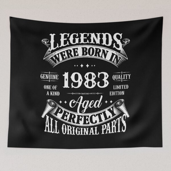 Item preview, 41St Birthday Tee Vintage Legends Born In 1983 41 Years Old designed and sold by MadalynKiehn.