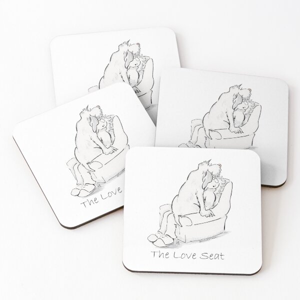 Item preview, The Love Seat - Italian Spinone Sit series designed and sold by FoscottsArt.