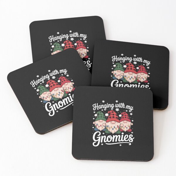Item preview, Hanging With My Gnomies Christmas Gnome Buffalo Plaid Red  designed and sold by EllinoKlemo.