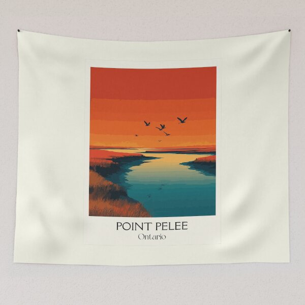 Item preview, Point Pelee National Park | Southernmost Point Art Print designed and sold by TuncGK.