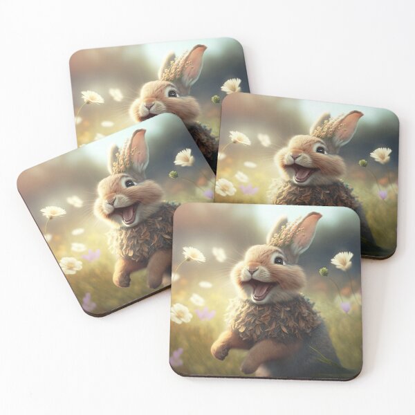 Item preview, cheerful, laughing bunny designed and sold by AnnaMartaFoley.
