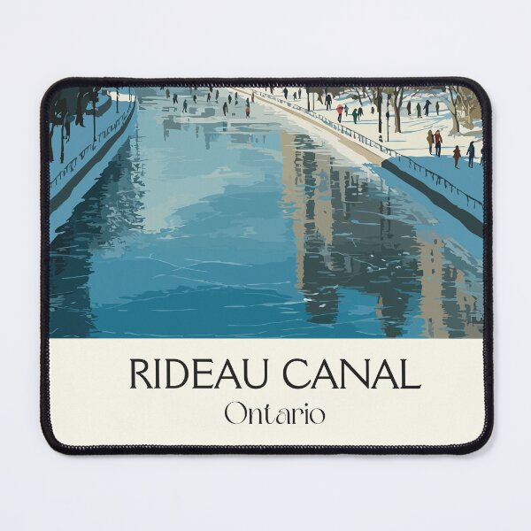 Item preview, Rideau Canal Ontario | Historic Waterway Skating Art designed and sold by TuncGK.