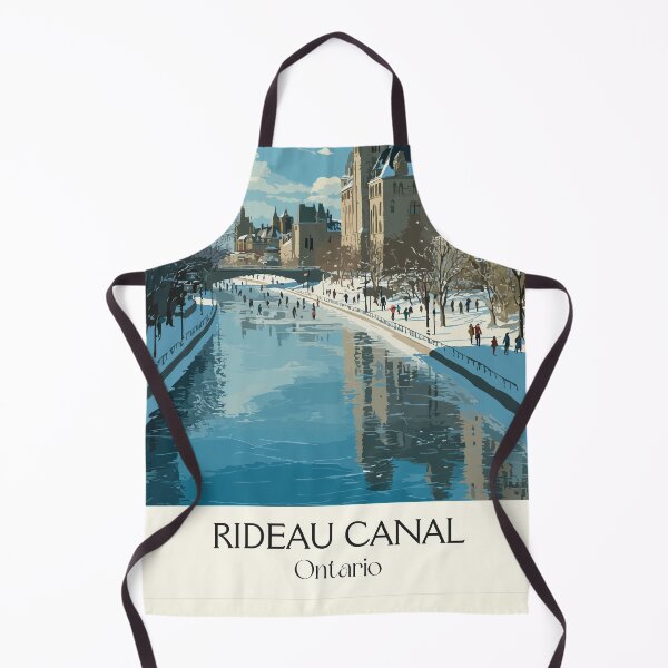 Item preview, Rideau Canal Ontario | Historic Waterway Skating Art designed and sold by TuncGK.