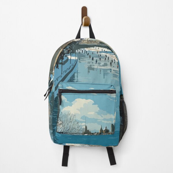 Item preview, Rideau Canal Ontario | Historic Waterway Skating Art designed and sold by TuncGK.