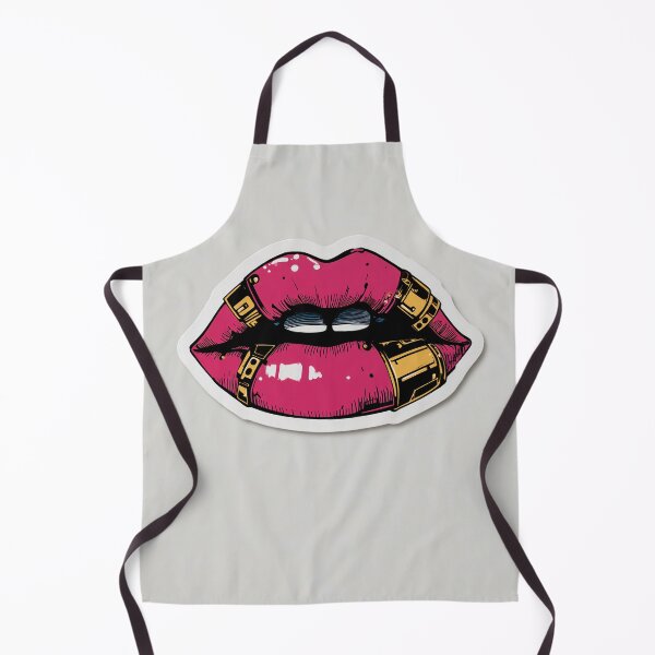 Item preview, Cyberpunk Lips – Futuristic Pop Art Illustration designed and sold by Grafititee.
