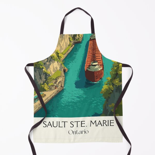 Item preview, Sault Ste. Marie Ontario | St. Marys River Locks Art designed and sold by TuncGK.