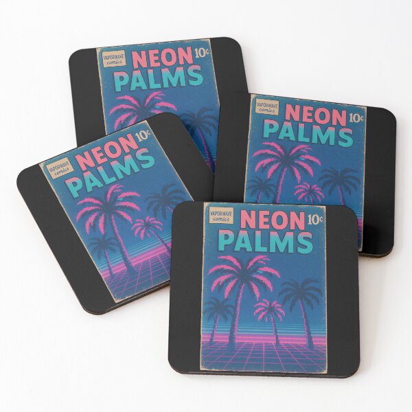 Item preview, Vaporwave: Neon Palms designed and sold by bapupa.