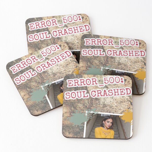 Item preview, Error 500 – Soul Crushed: Grunge Digital Chaos Poster designed and sold by MetaModel Studio.