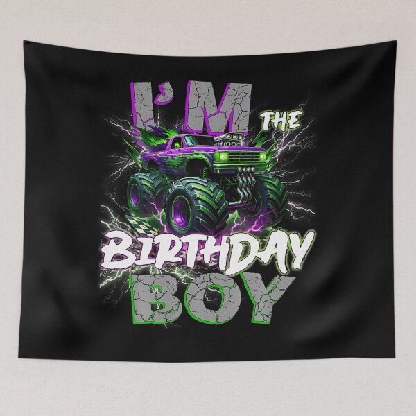 Item preview, Im The Birthday Monster Truck Group Family Matching Party designed and sold by MadalynKiehn.