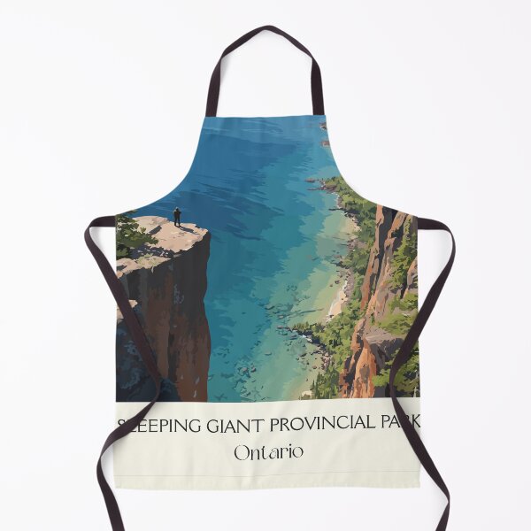 Item preview, Sleeping Giant Park | Lake Superior Lookout Art Print designed and sold by TuncGK.