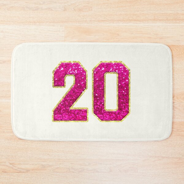 Item preview, Number 20 Pink Glitter designed and sold by Jeallan Designs.