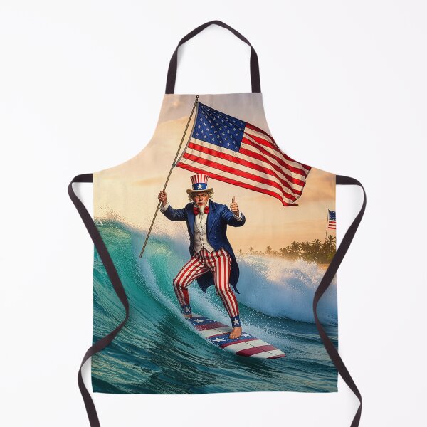 Item preview, Uncle Sam Rides the Patriotic Wave designed and sold by Skullet-Designs.