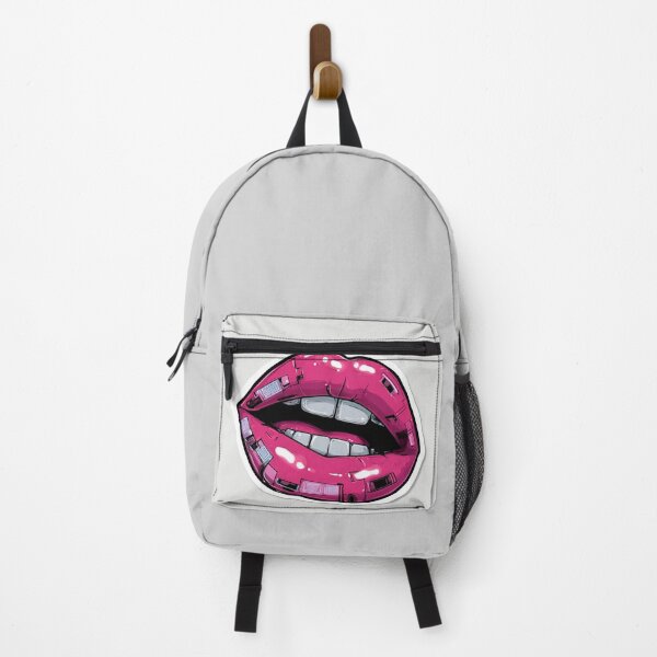 Item preview, Cyberpunk Lips – Futuristic Pop Art Illustration designed and sold by Grafititee.