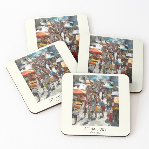 Item preview, St. Jacobs Ontario Farmers' Market | Mennonite Country Art designed and sold by TuncGK.