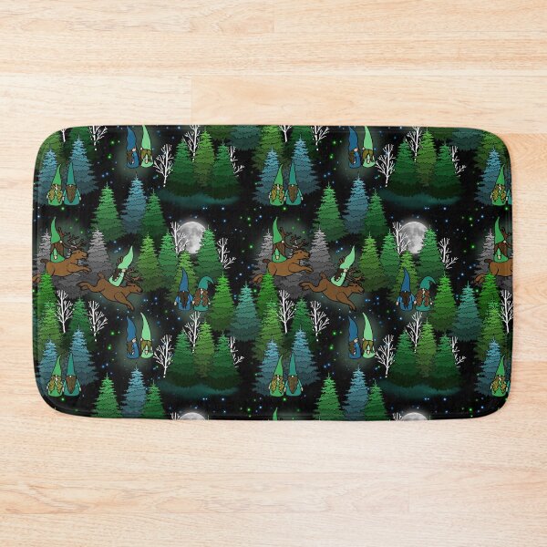 Item preview, Magical Moonlit Gnome Village at the North Pole designed and sold by IrishVikingDesigns.