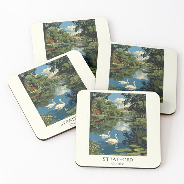 Item preview, Stratford Ontario | Avon River & Festival Theatre Art designed and sold by TuncGK.