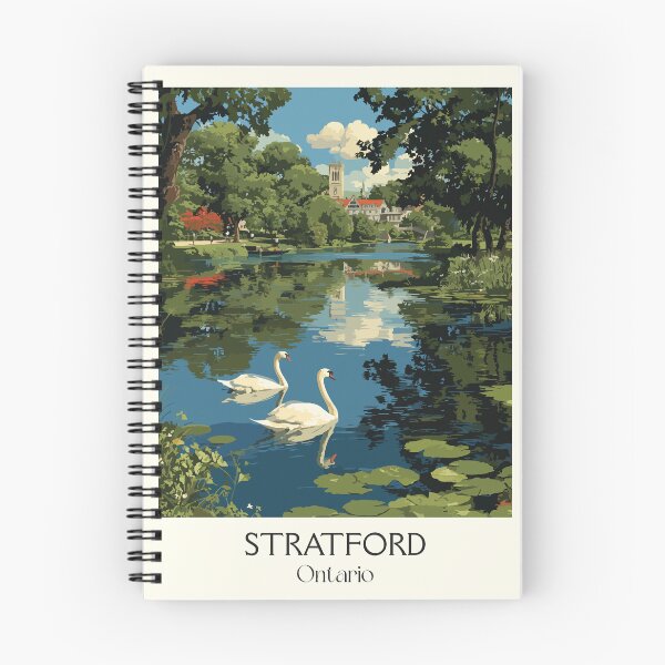 Item preview, Stratford Ontario | Avon River & Festival Theatre Art designed and sold by TuncGK.