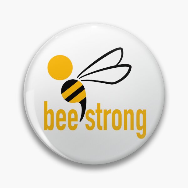 Item preview, Bee Strong- Mental Health Awareness Semicolon designed and sold by dcroffe.