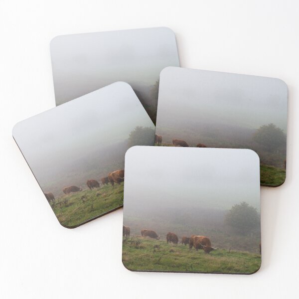 Item preview, Highland Cows in Mist designed and sold by Macrae images.
