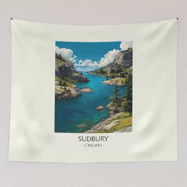 Item preview, Sudbury Ontario | Ramsey Lake & Northern Scenery Art designed and sold by TuncGK.
