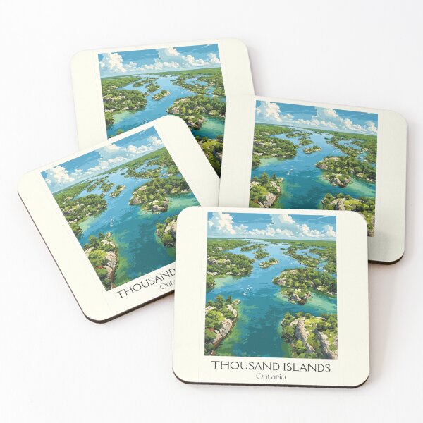 Item preview, Thousand Islands Ontario | St. Lawrence River Scenery Art designed and sold by TuncGK.