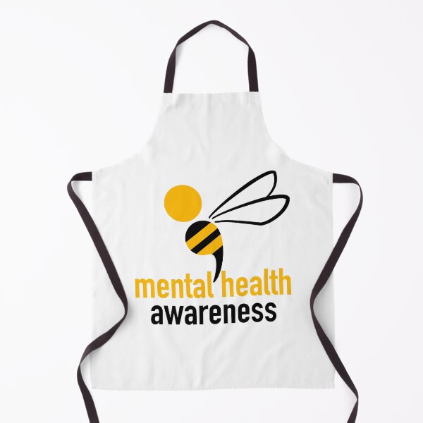 Item preview, Bee Aware - Mental Health Awareness Semicolon designed and sold by dcroffe.