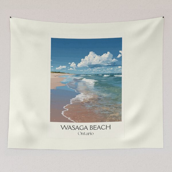 Item preview, Wasaga Beach Ontario | Longest Freshwater Beach Art designed and sold by TuncGK.