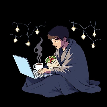 Artwork thumbnail, Coding in Cozy Mode by Aetheriswork