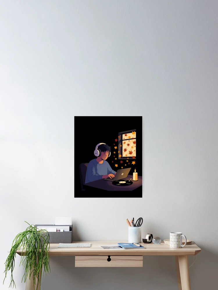 Thumbnail 2 of 3, Poster, Lo-Fi Coding Session designed and sold by Aetheriswork.
