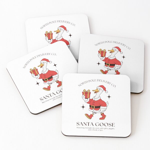 Item preview, Santa Goose Christmas Graphic Design designed and sold by ArwikaMateekul.