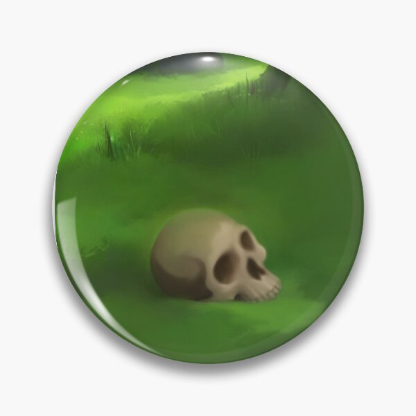 Item preview, Mossy skull designed and sold by togiishi.