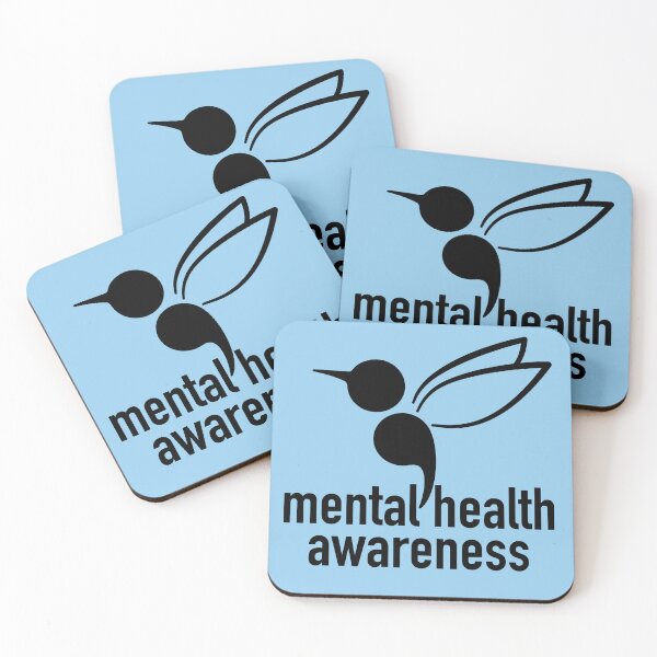 Item preview, Hummingbird Mental Health Awareness Semicolon designed and sold by dcroffe.