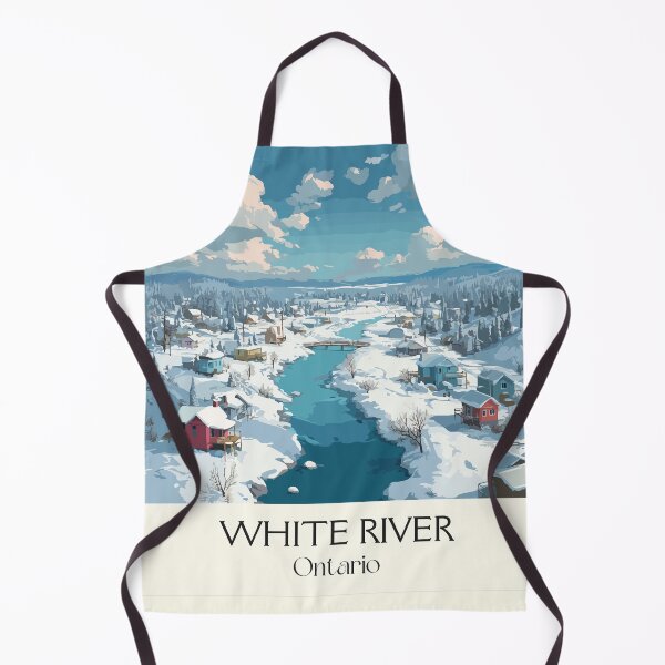 Item preview, White River Ontario | Canadian Winter Scenery Art Print designed and sold by TuncGK.