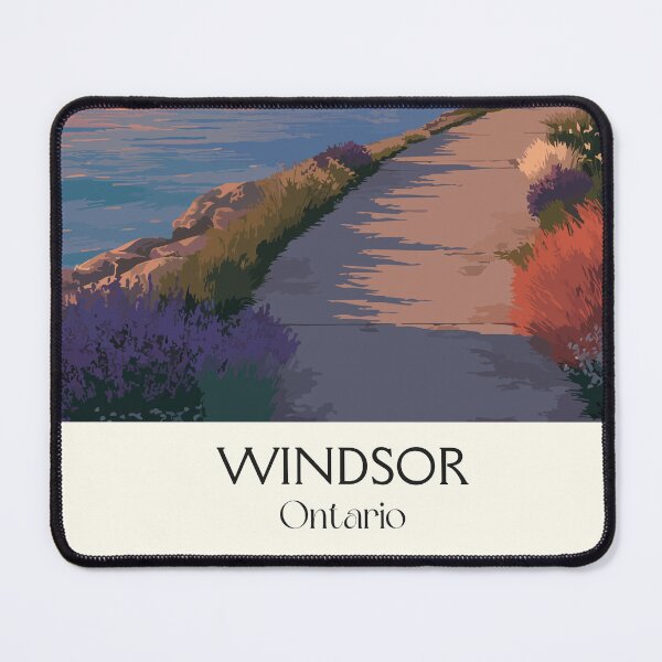 Item preview, Windsor Ontario | Detroit River Sunset & Skyline Art designed and sold by TuncGK.