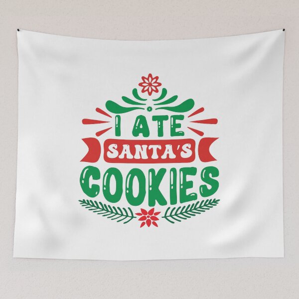 Item preview, I Ate Santa's Cookies - Funny Naughty List Christmas Joke designed and sold by FuzionRaptor.