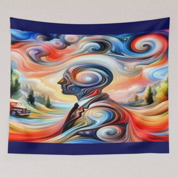 Item preview, Stream of Consciousness: Surreal Swirls of Mind and Landscape designed and sold by daweave77.