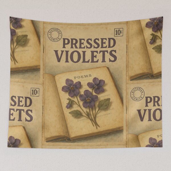 Item preview, Victorian Ephemera: Pressed Violets designed and sold by bapupa.