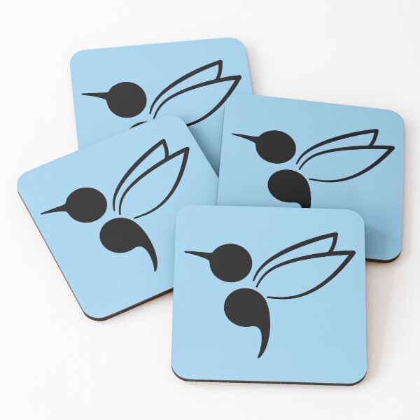 Item preview, Hummingbird Semicolon Logo designed and sold by dcroffe.