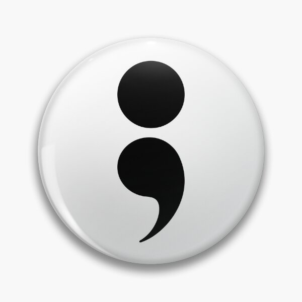 Item preview, Mental Health Awareness Semicolon designed and sold by dcroffe.