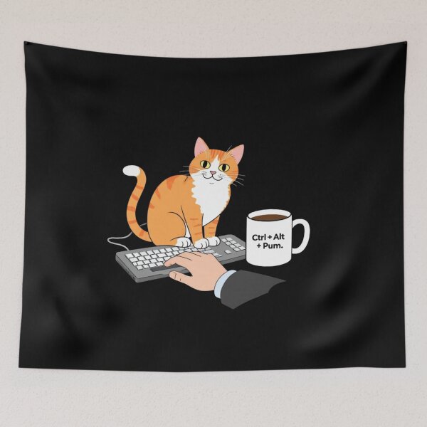 Item preview, My Cat Is My Code Reviewer designed and sold by Aetheriswork.