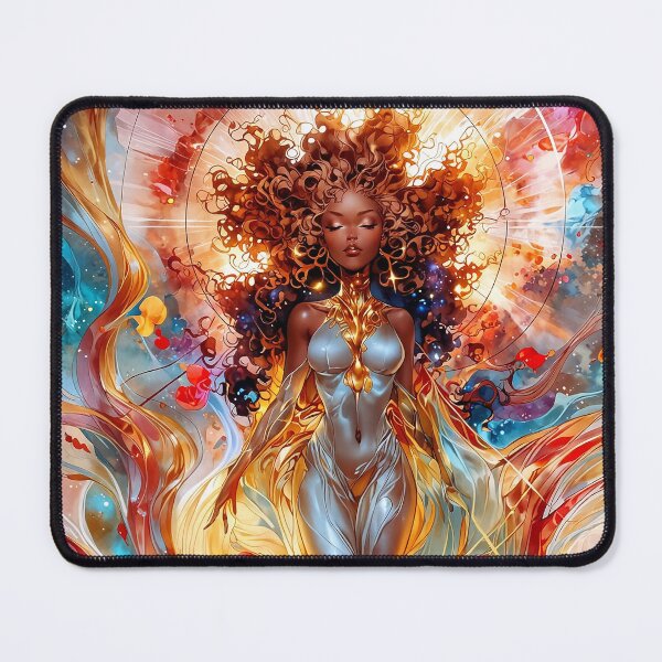 Item preview, Lust — Afro-Surreal Rosegold Siren designed and sold by KaoticMindZ.