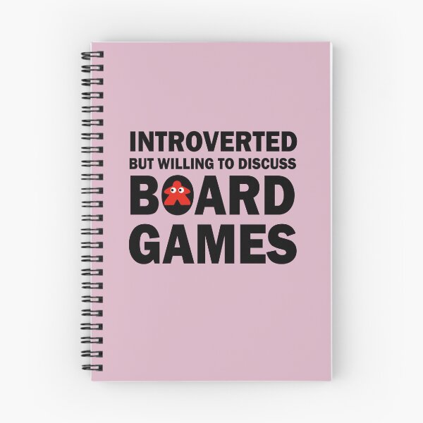 Item preview, Introverted but willing to discuss Board Games + Red Meeple designed and sold by Sky-99.