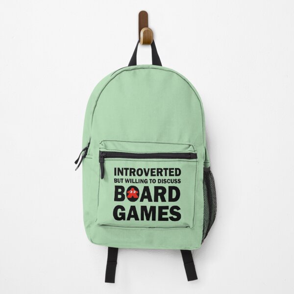 Item preview, Introverted but willing to discuss Board Games + Red Meeple designed and sold by Sky-99.