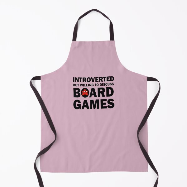 Item preview, Introverted but willing to discuss Board Games + Red Meeple designed and sold by Sky-99.