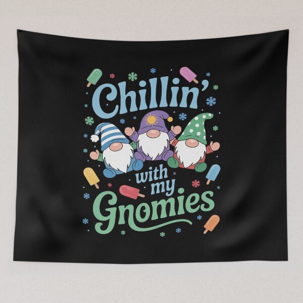 Item preview, Happy Summer Break Chillin With My Christmas In July Gnomies  designed and sold by KonstanKoraner.