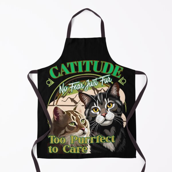 Item preview, CATITUDE / No Fear Just Fur designed and sold by DZ Loumatti.