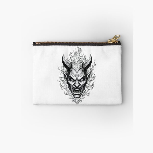 Item preview, TATTOO OF A DEVIL AMONG THE FLAMES designed and sold by infinitearte.