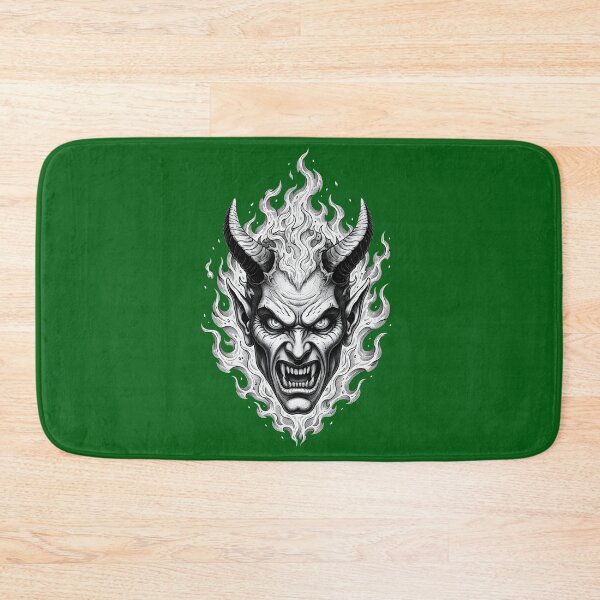 Item preview, TATTOO OF A DEVIL AMONG THE FLAMES designed and sold by infinitearte.