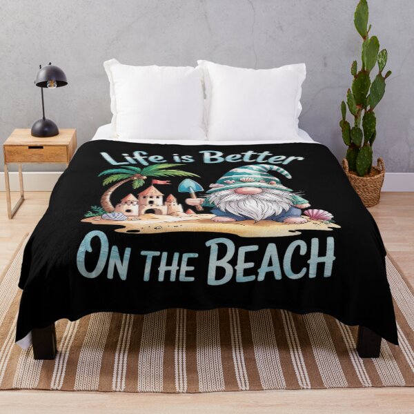 Item preview, Life Is Better At The Beach For Summer Lover Gnome designed and sold by KonstanKoraner.