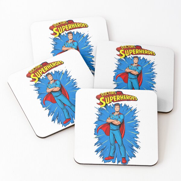 Item preview, Doctors are Superheroes designed and sold by HaarlemPinupParadise.